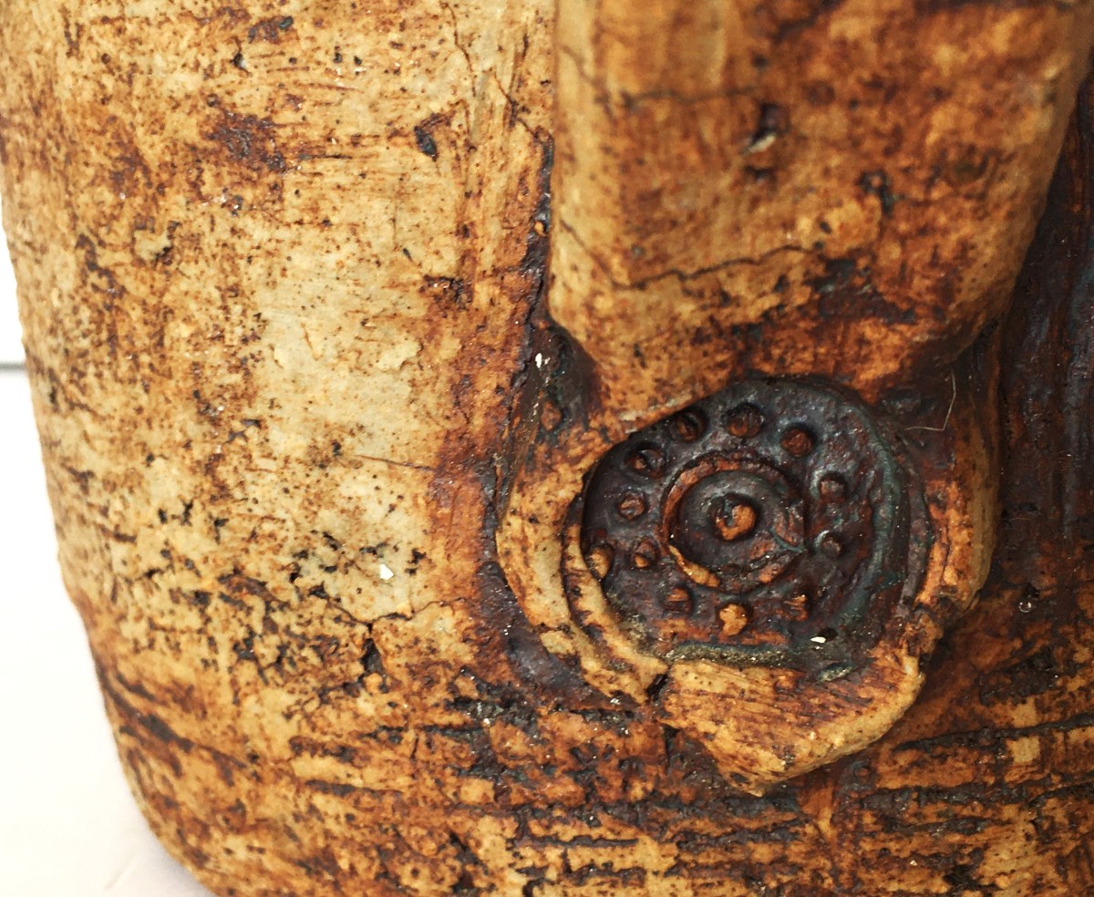 Stoneware Pitcher "mephistopheles", The Devil, From The 50s/60s, Signature To Be Identified-photo-6