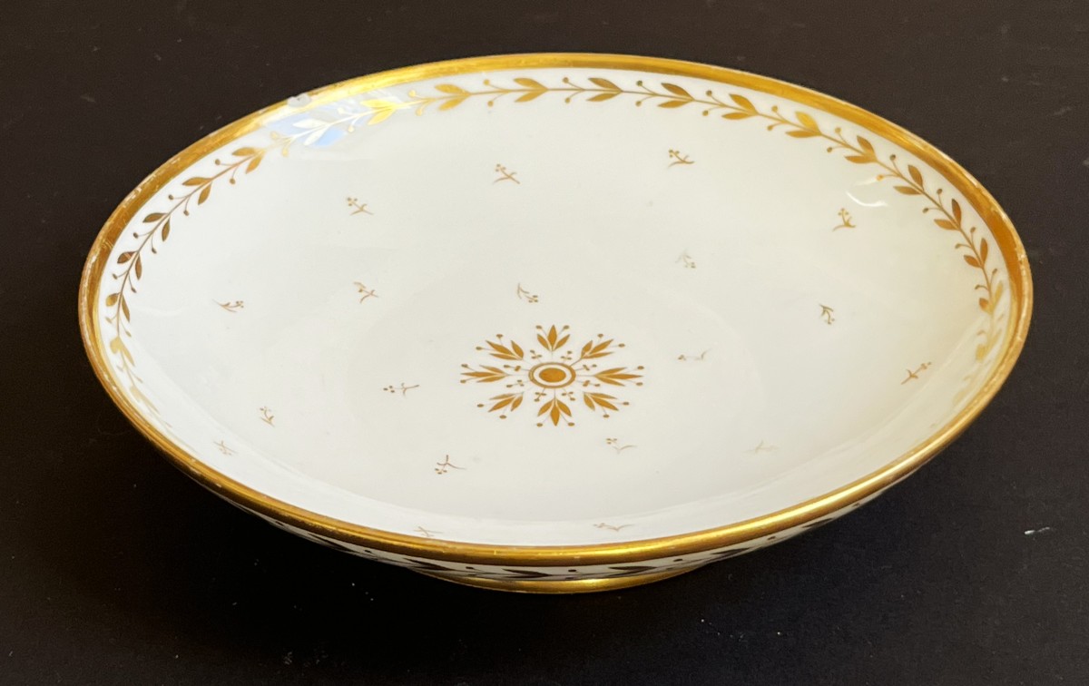Manufacture Impériale de Sèvres 1809, premier Empire, Napoléon, assiette creuse-photo-2