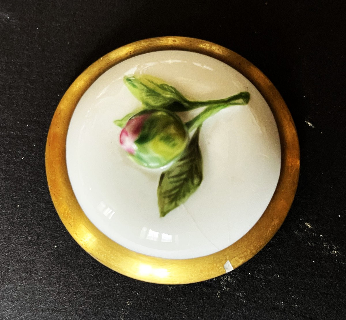 Set Of 12 Early 20th-century Porcelain Cream Pots, Hand-decorated-photo-6