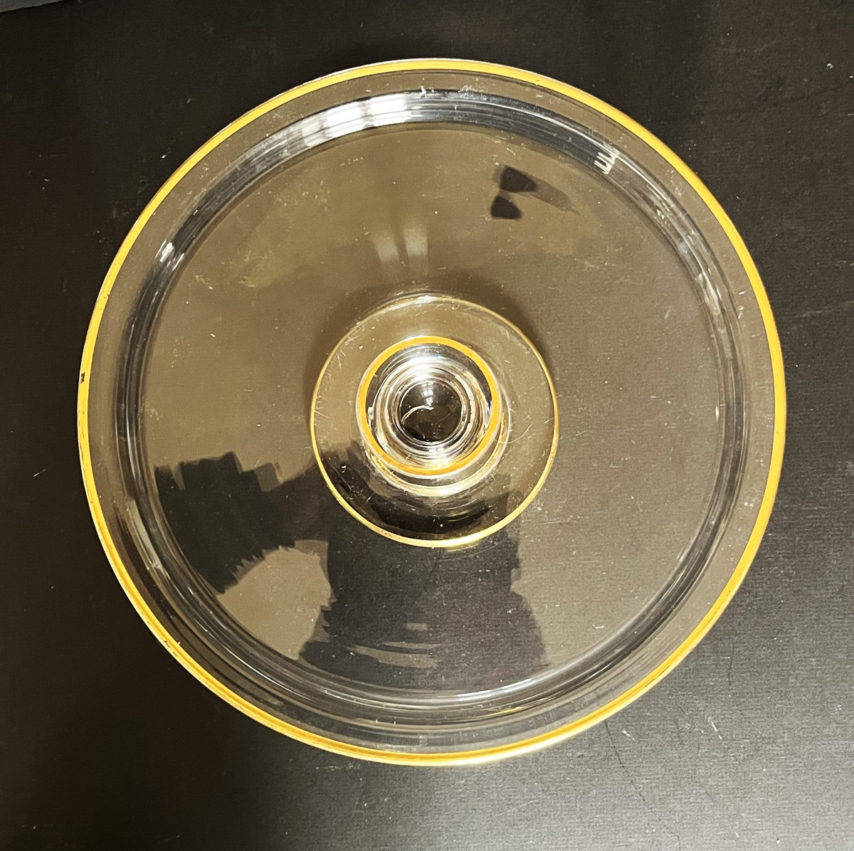 Large Crystal "taza" Footed Bowl, Circa 1830-photo-2