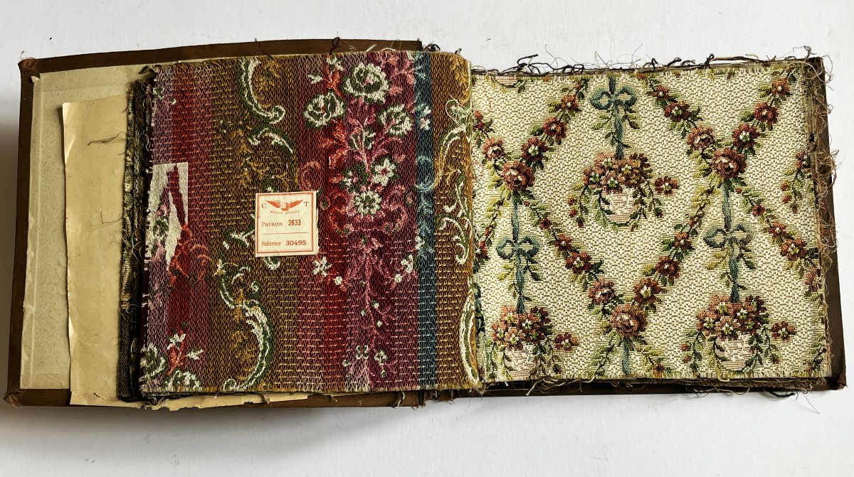 Recueil d'échantillons de tissus des années  30, avec 68 échantillons.-photo-4