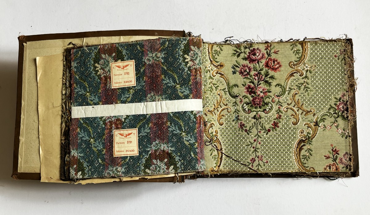 Recueil d'échantillons de tissus des années  30, avec 68 échantillons.-photo-4