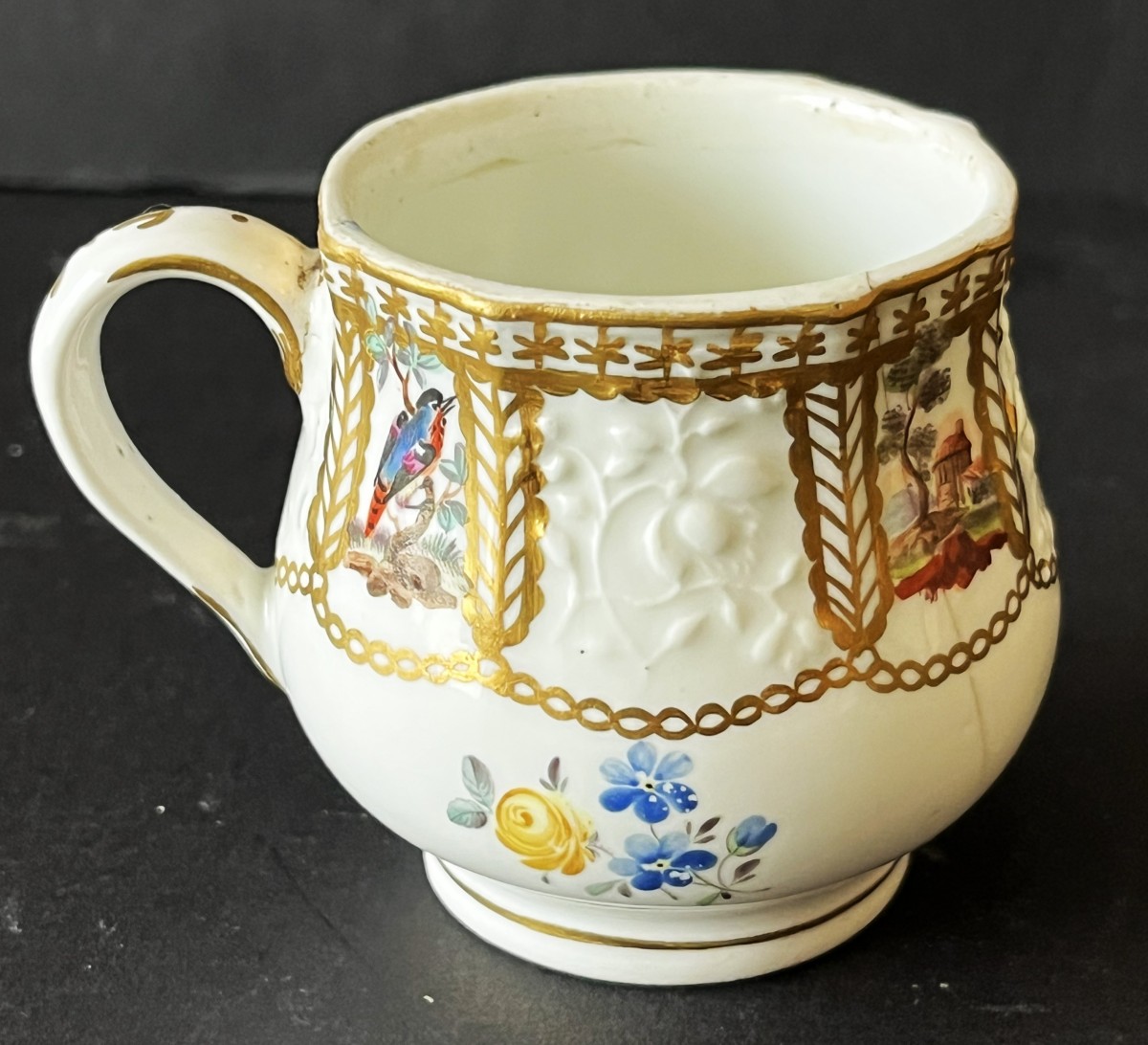 Tasse en porcelaine de Frankenthal du 18 ème siècle-photo-3