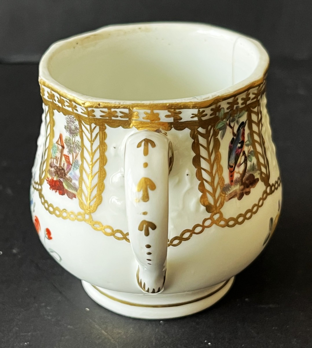 Tasse en porcelaine de Frankenthal du 18 ème siècle-photo-4
