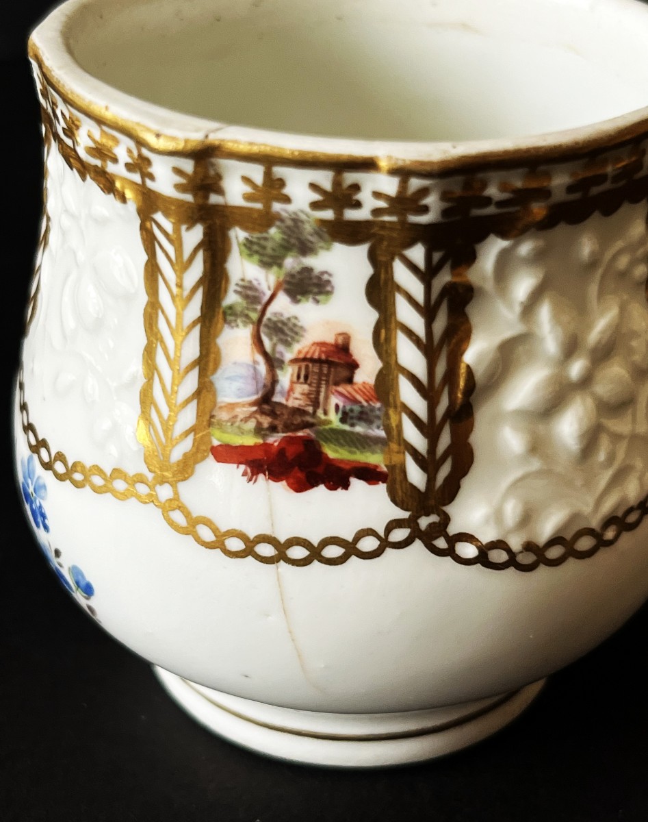 Tasse en porcelaine de Frankenthal du 18 ème siècle-photo-2