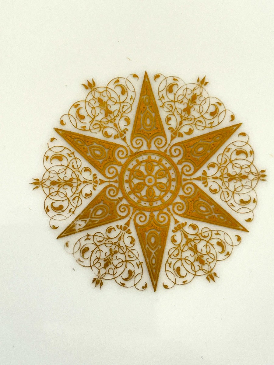 Sèvres Porcelain, Plate From King Louis-philippe's Service At The Château De Fontainebleau-photo-8