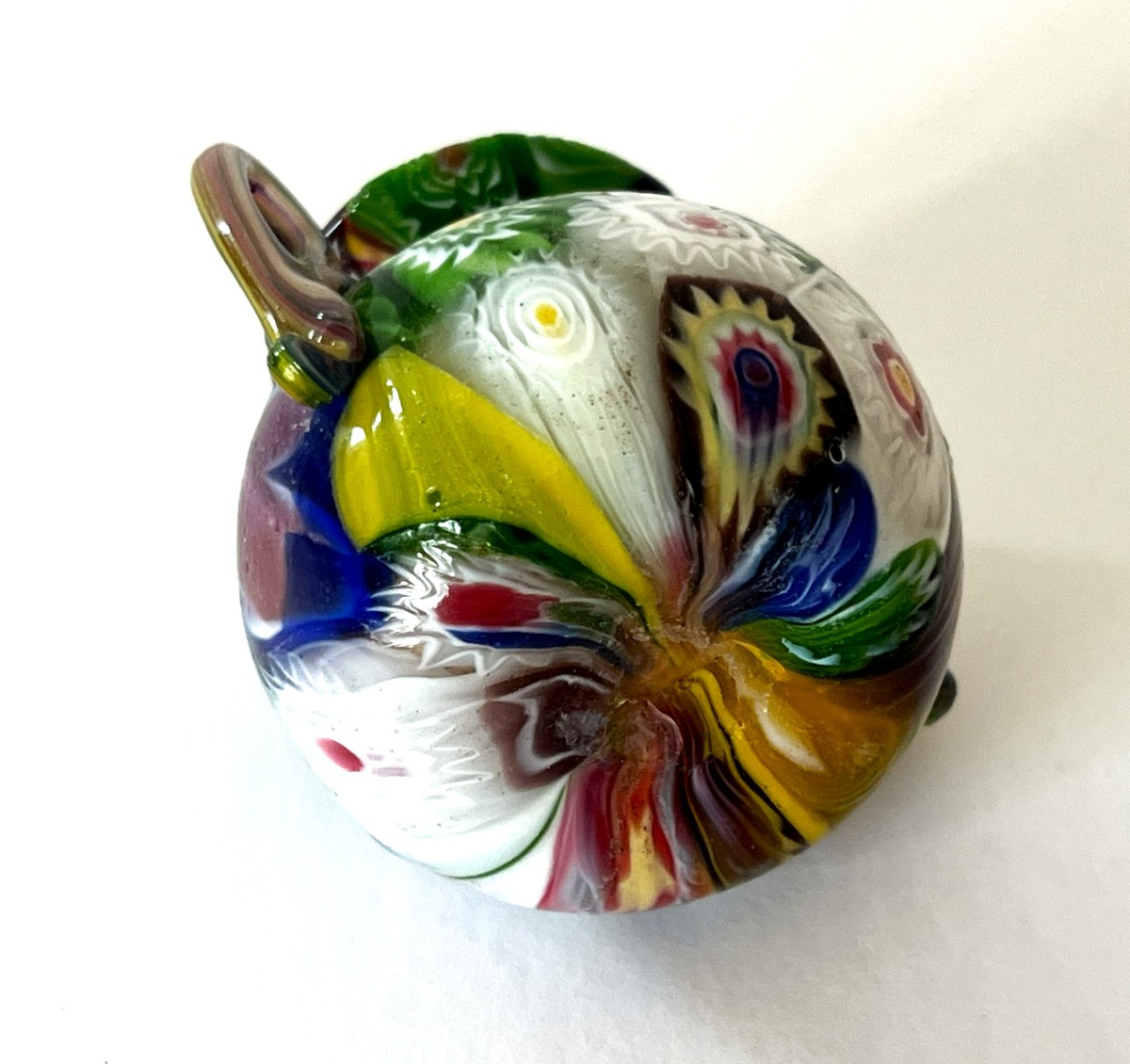 Murano, trois vases miniature en verre soufflé Milleflori-photo-5