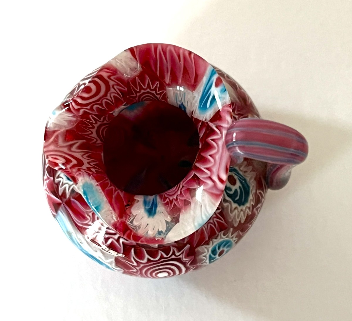 Murano, trois vases miniature en verre soufflé Milleflori-photo-6