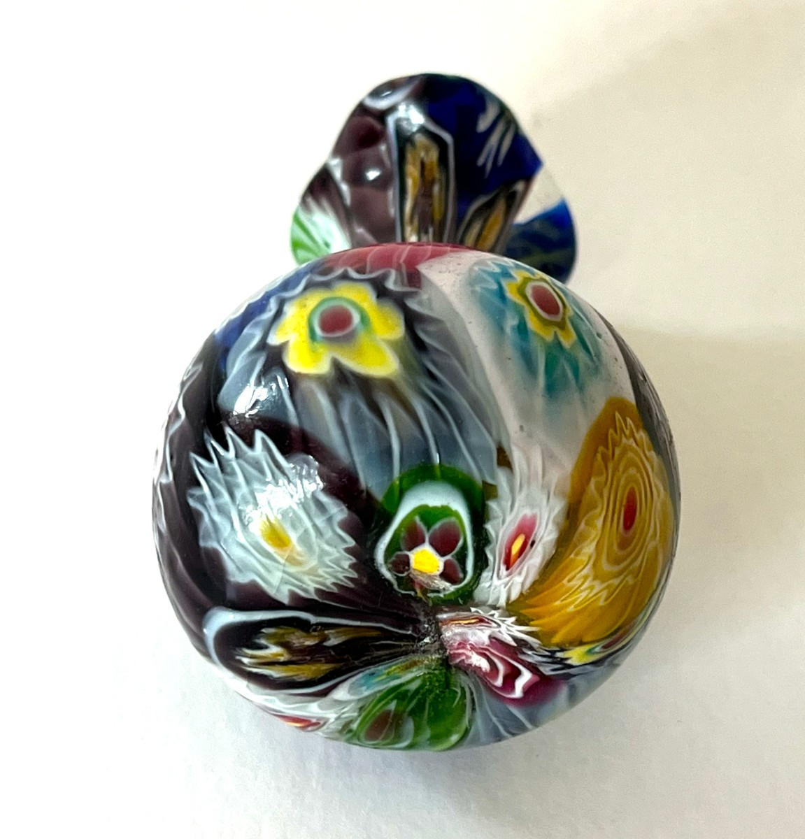Murano, trois vases miniature en verre soufflé Milleflori-photo-7