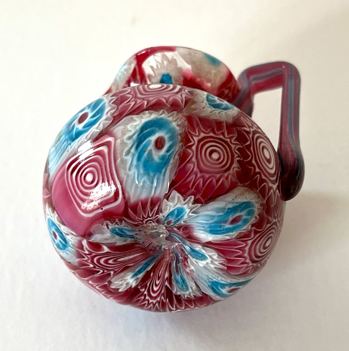 Murano, trois vases miniature en verre soufflé Milleflori-photo-8