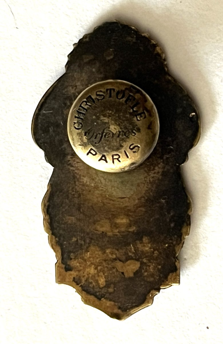 Christofle, 1900 Paris World's Fair, Silver Jury Badge By Bottée-photo-2