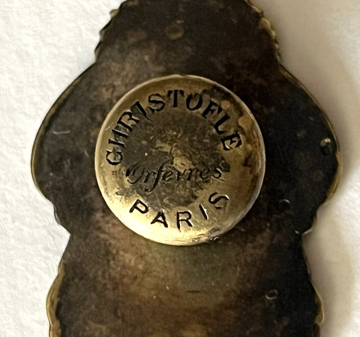 Christofle, 1900 Paris World's Fair, Silver Jury Badge By Bottée-photo-3