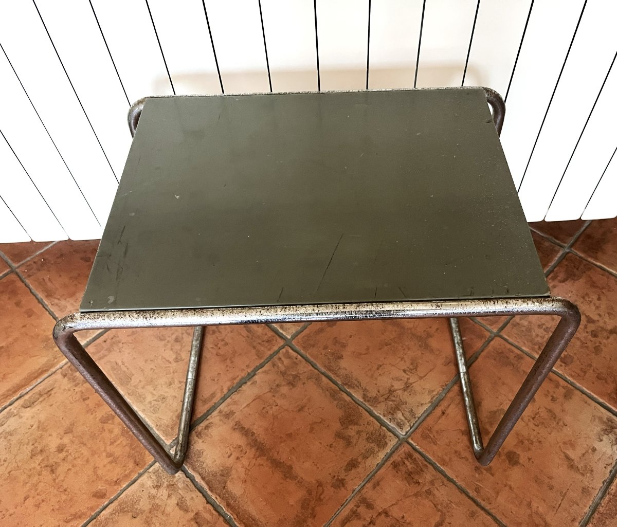 Marcel Breuer édition Thonet, trois tables gigognes des années 1930, Bauhaus-photo-1