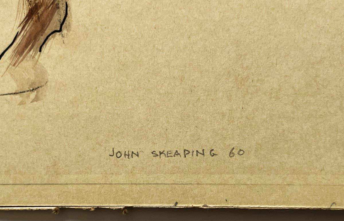 John Skeaping 1901/1980  "avant la course" Jockey sur son cheval-photo-3