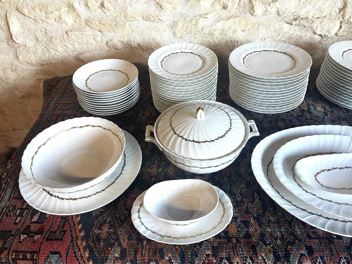 Bernardaud à Limoges très important service "Musset" des années 50, composé de 100 pièces-photo-2