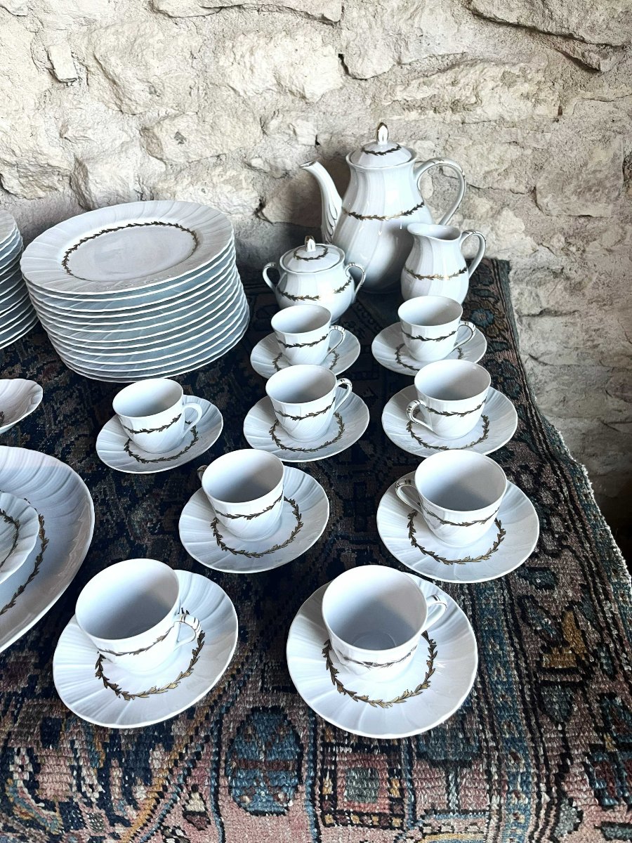Bernardaud à Limoges très important service "Musset" des années 50, composé de 100 pièces-photo-8