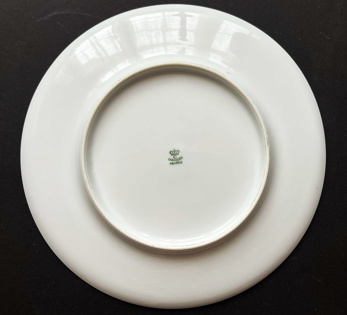 5 assiettes à décor de Papillons et fleurs par la maison Chastagner à Limoges-photo-5