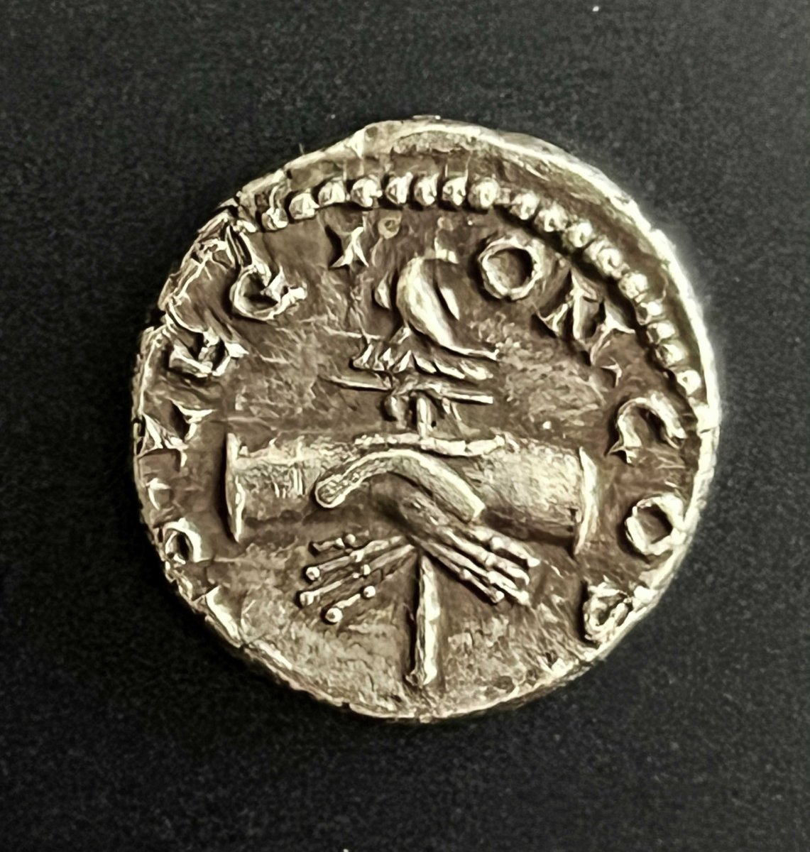 Claudius Albinus Denarius From Lyon, 196/197, Silver-photo-2