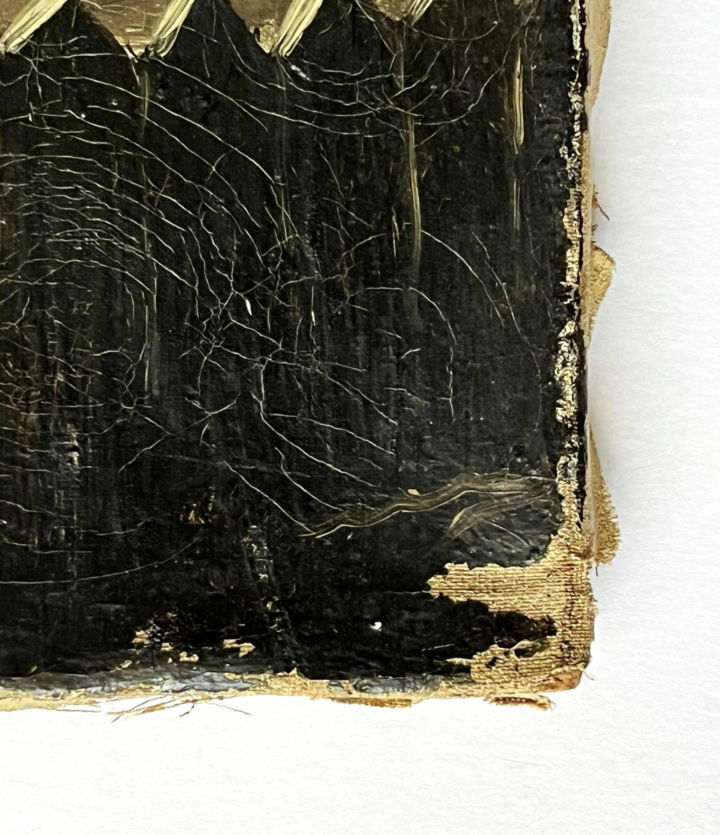 "La Maison Hantée", école de Paris  début 20ème, huile sur toile.-photo-6