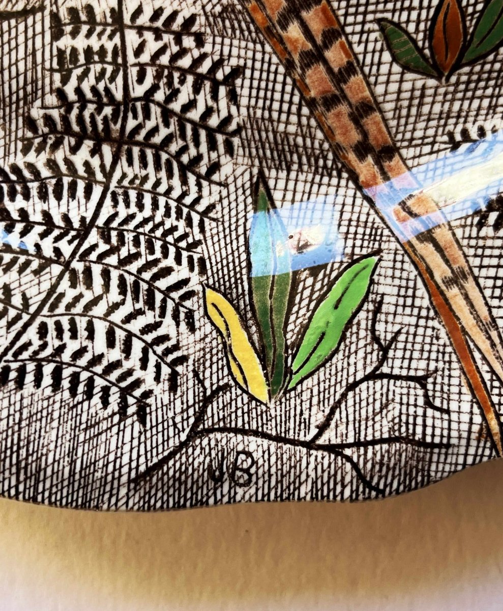 Gien, Rambouillet Line, Partridge Plate And Pheasant Plate.-photo-4
