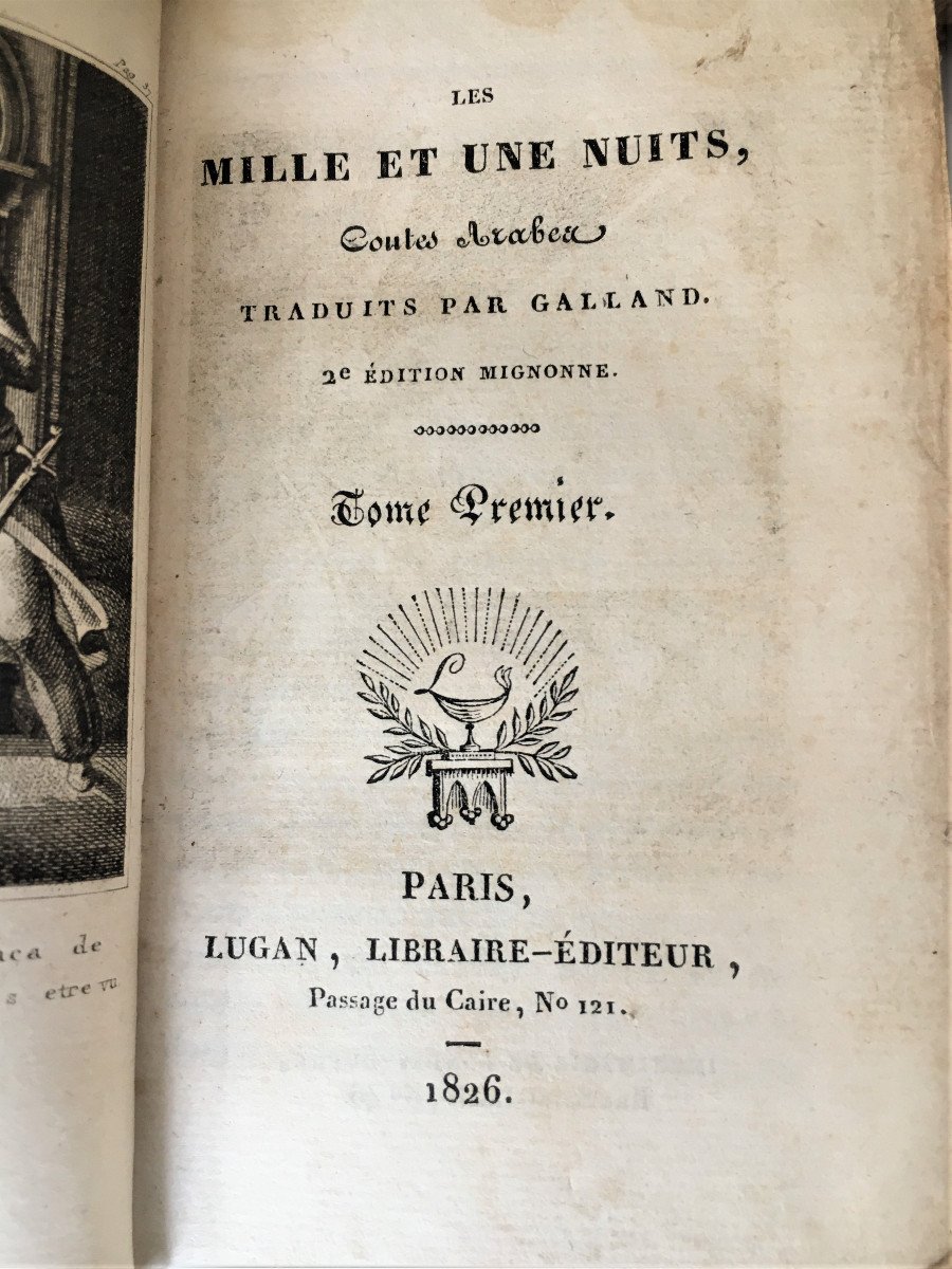 Les Mille Et Une Nuits, Lugan Paris 1826 Arbouys Relieur, 2ème édition Mignonne-photo-3