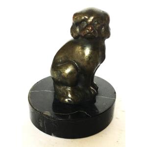 J.brault, The Dog, Art-deco Bronze
