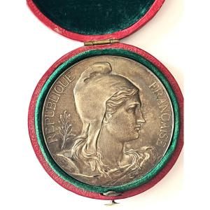 Médaille d'identité du Sénat  en argent1888, général Arnaudeau