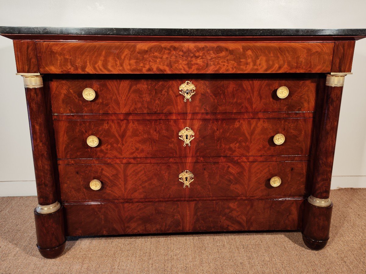 Commode Et Secretaire d'époque Empire-photo-4