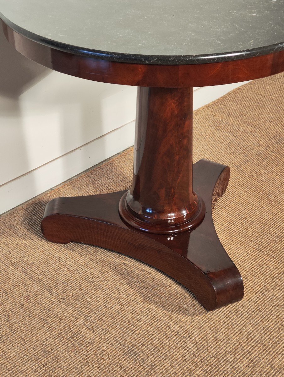 Empire Mahogany Pedestal Table-photo-2