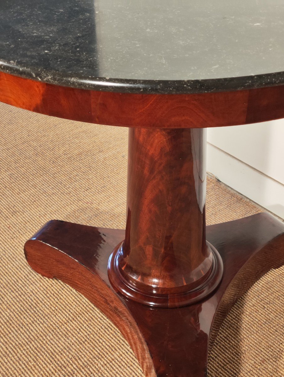 Empire Mahogany Pedestal Table-photo-3