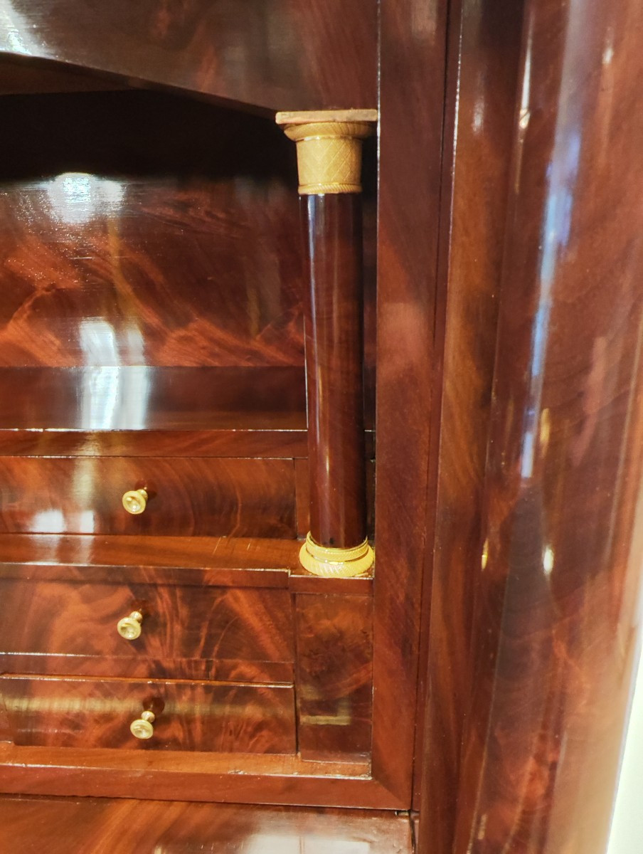Secretaire En Acajou d'époque Empire-photo-1