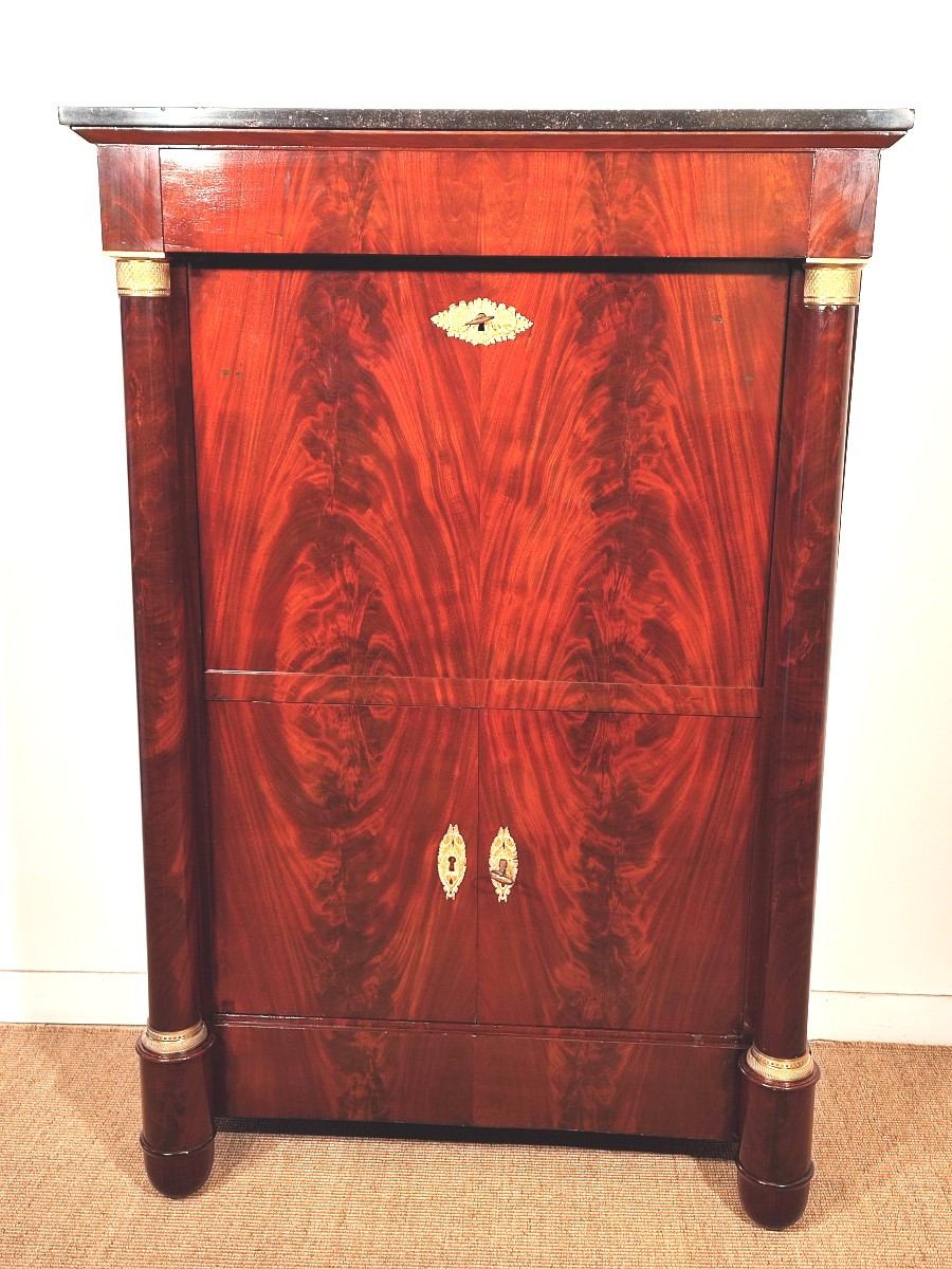 Secretaire En Acajou d'époque Empire