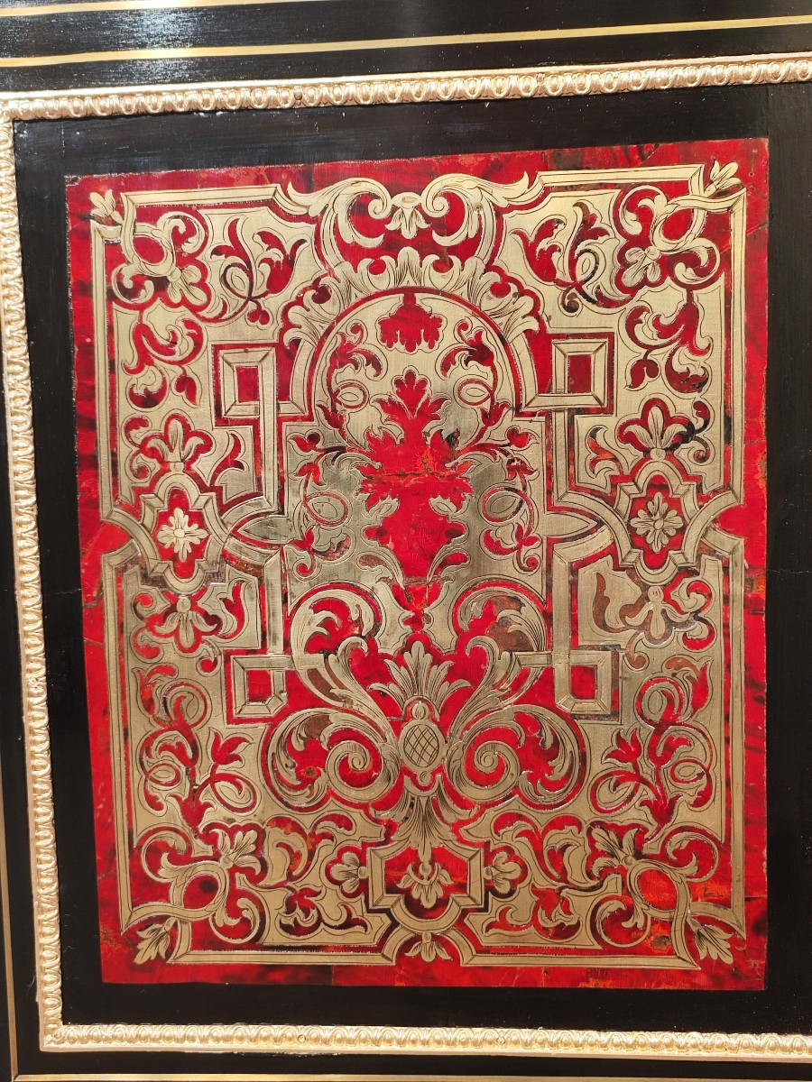 Boulle Marquetry Display Case From The Napoleon III Period-photo-1