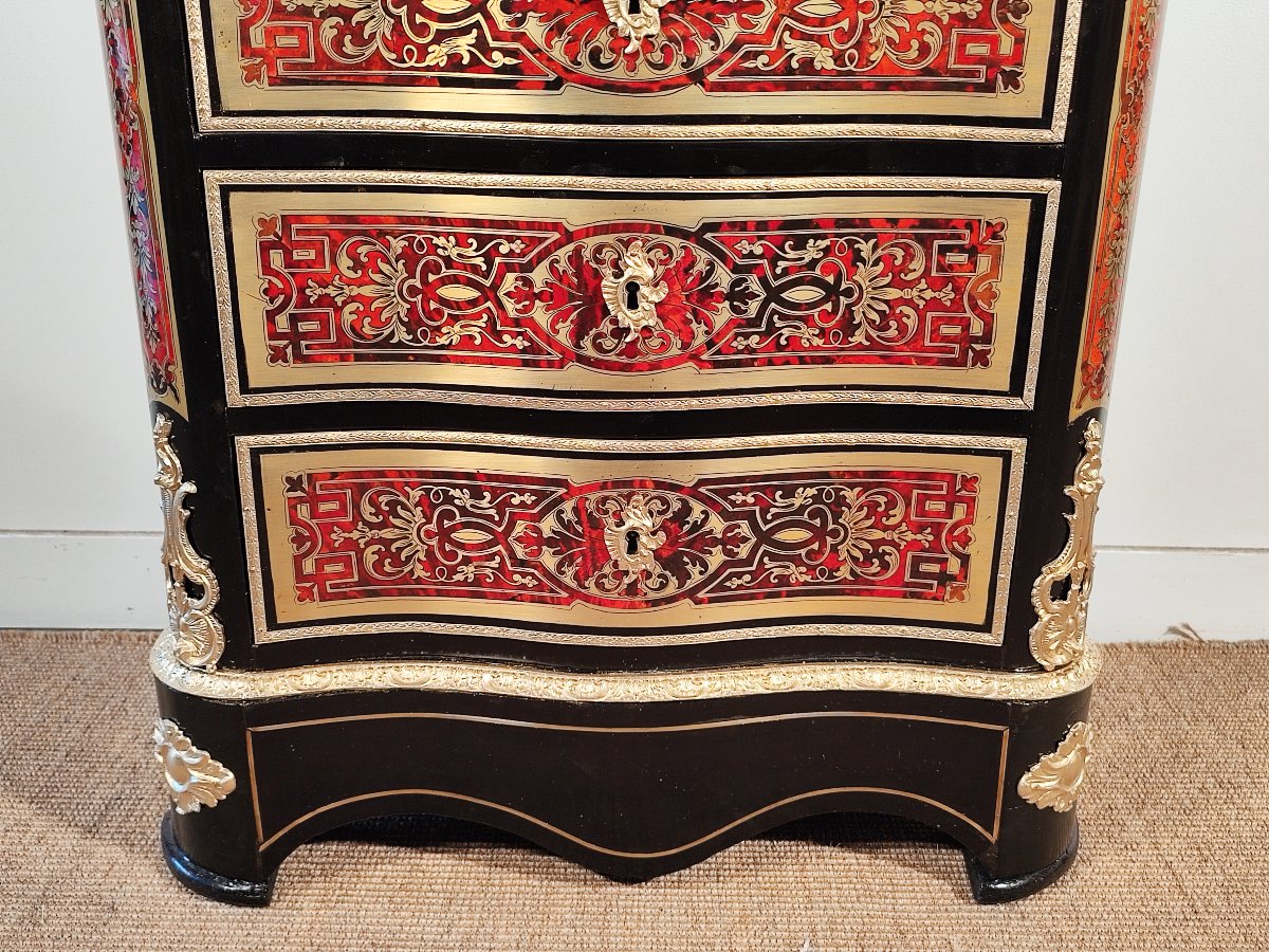 Napoleon III Period Boulle Marquetry Writing Desk-photo-2