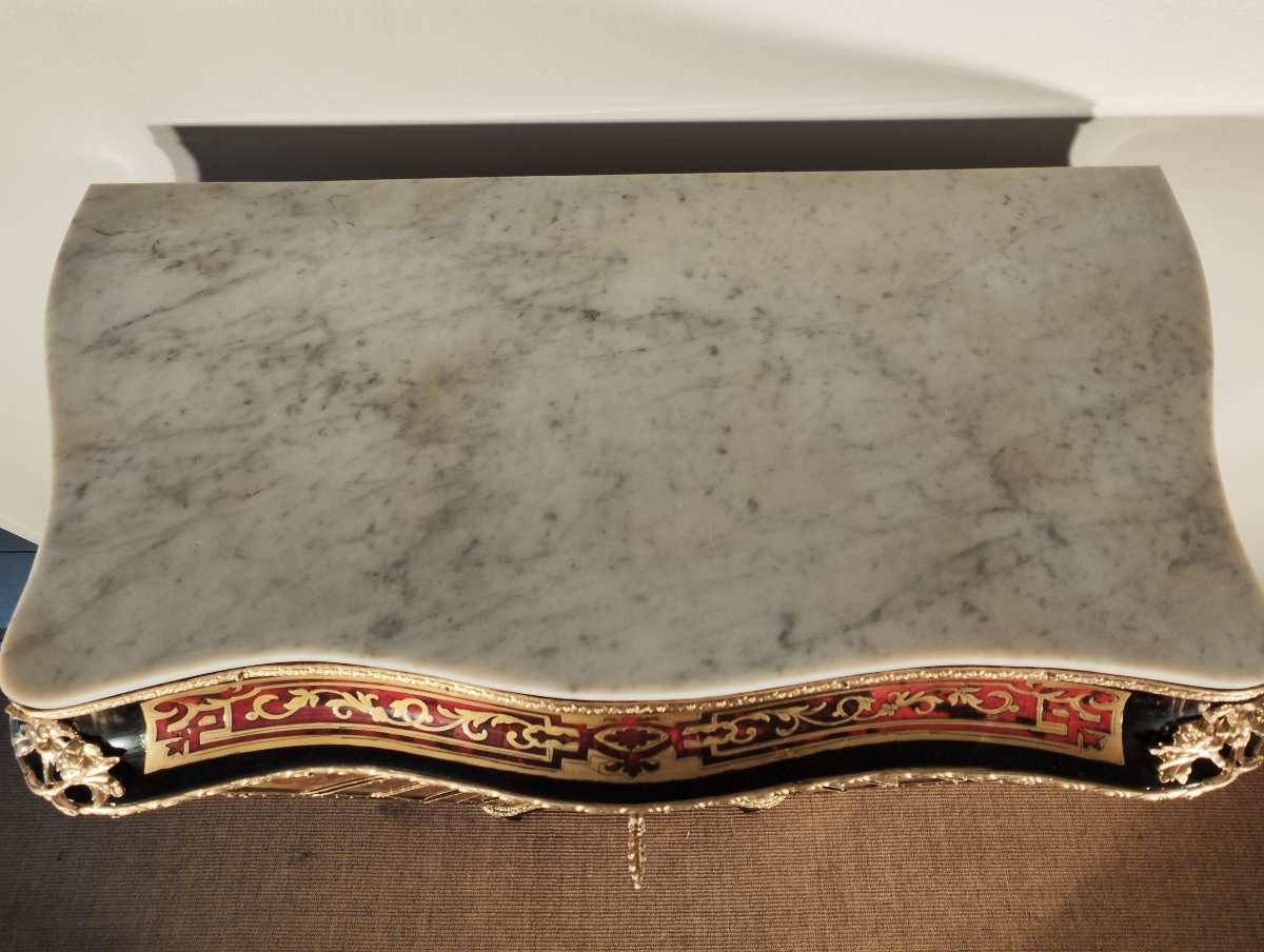 Napoleon III Period Boulle Marquetry Writing Desk-photo-6