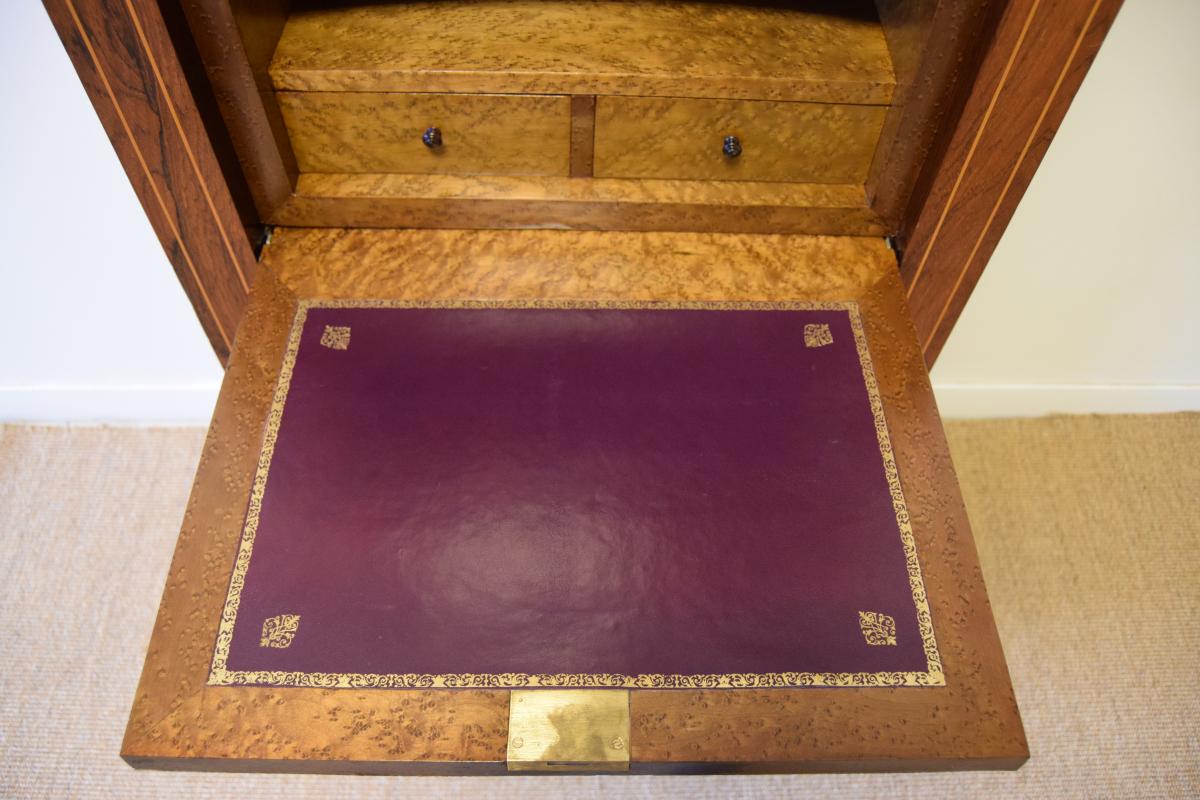 Secretaire En Marqueterie Napoleon III-photo-4