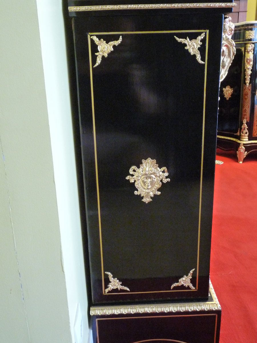 Boulle Marquetry Support Cabinet-photo-2