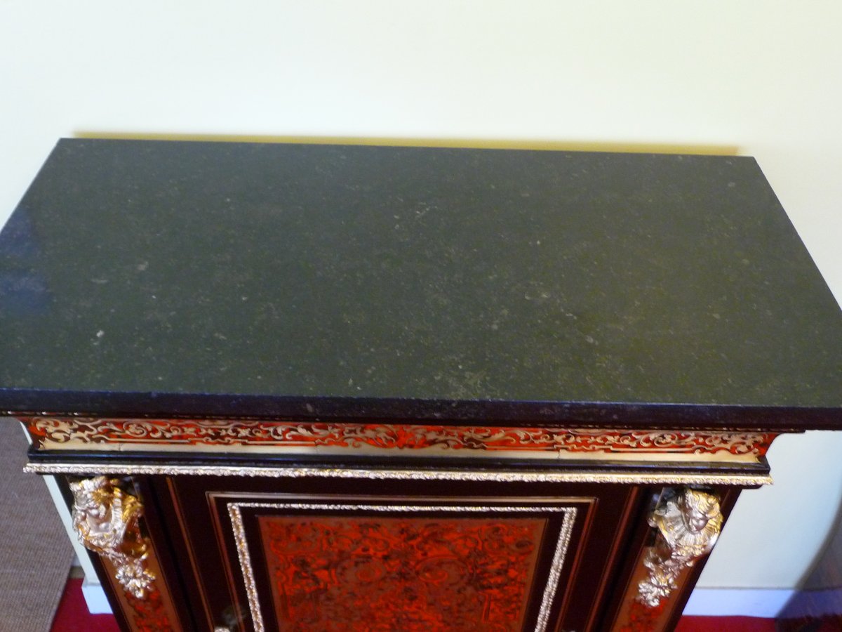 Boulle Marquetry Support Cabinet-photo-4