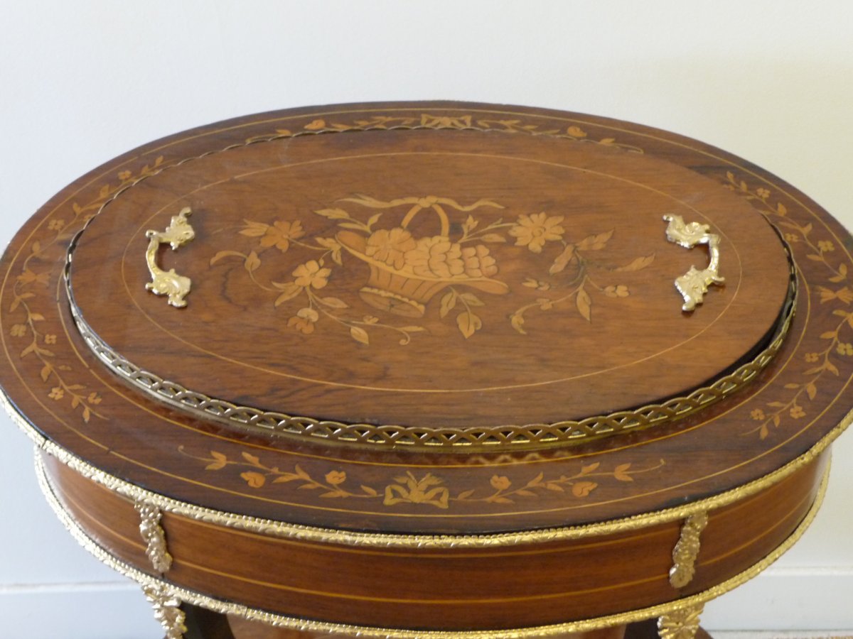 Napoleon III Marquetry Planter-photo-2