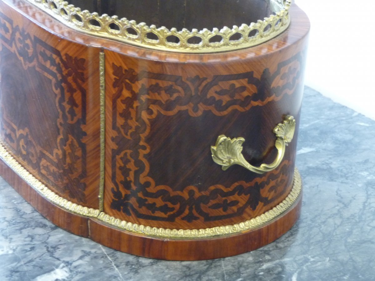 Napoleon III Marquetry Planter-photo-3