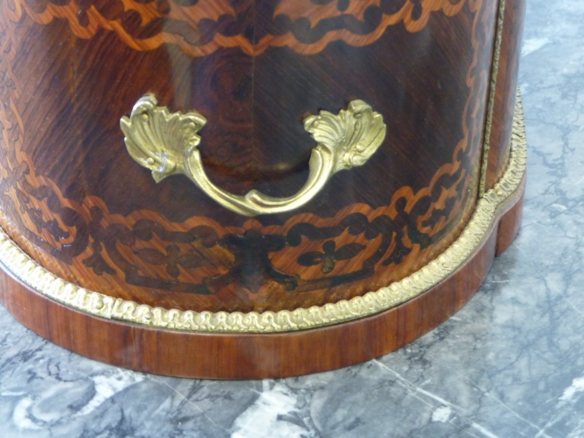 Jardinière En Marqueterie Napoleon III-photo-1