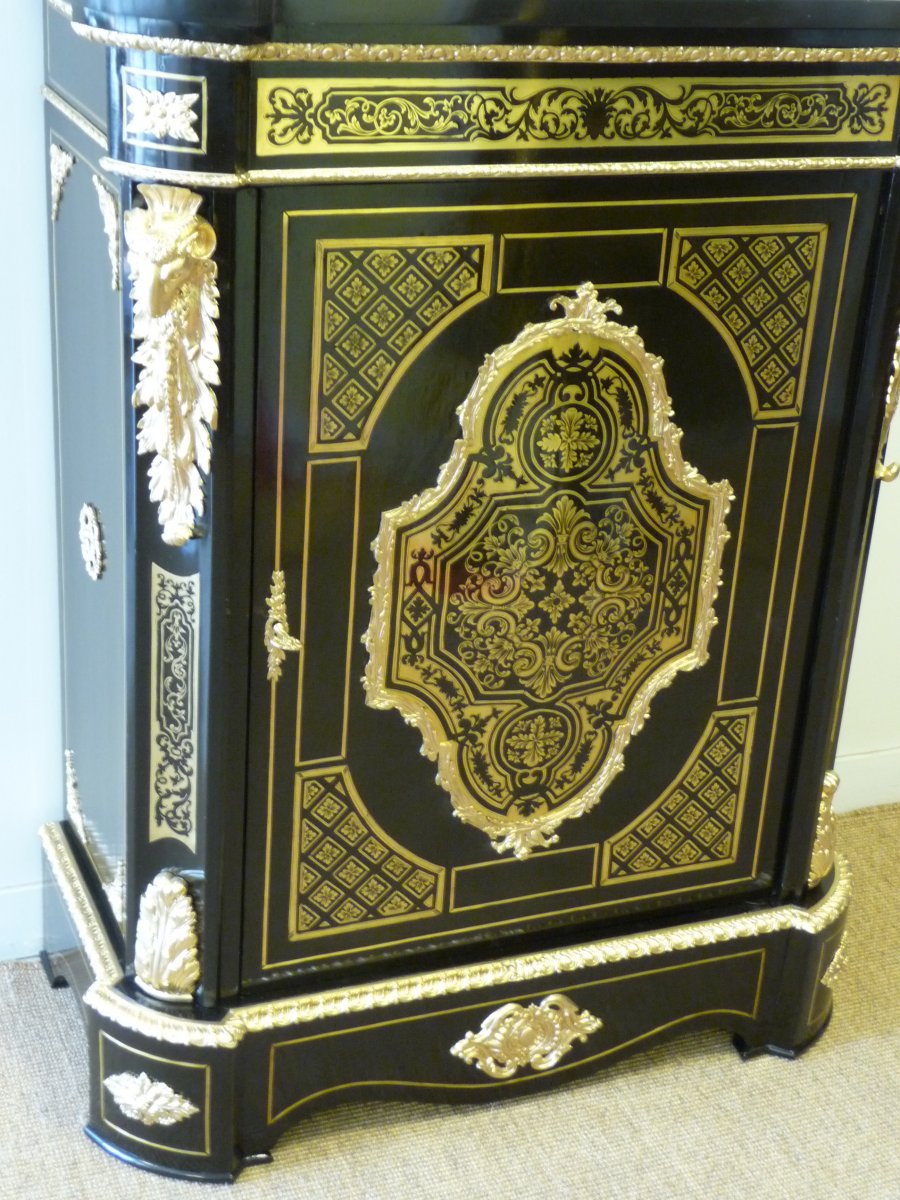 Boulle Marquetry Support Cabinet-photo-2