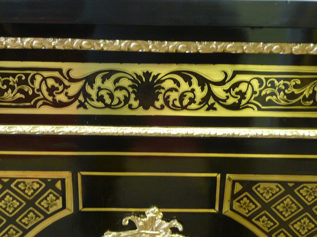 Boulle Marquetry Support Cabinet-photo-3