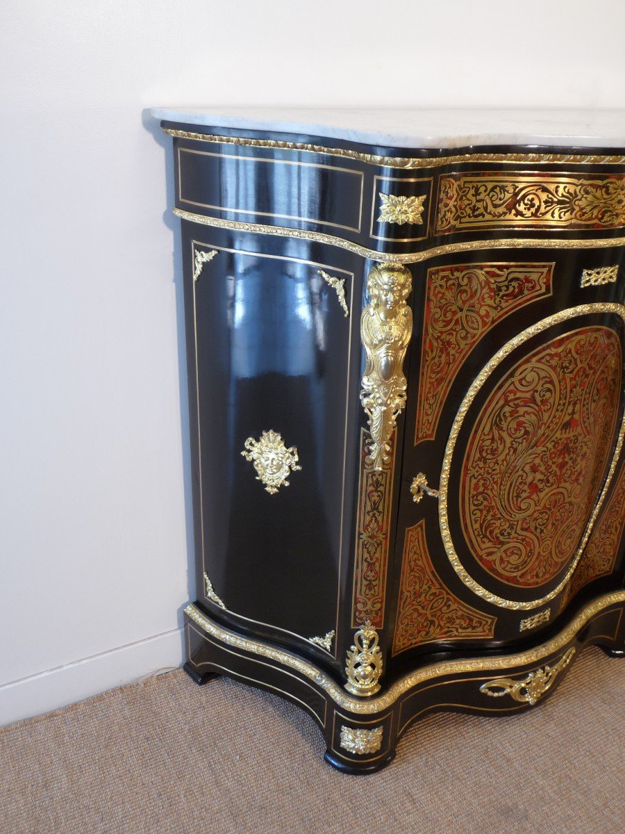 Boulle Marquetry Support Cabinet-photo-2