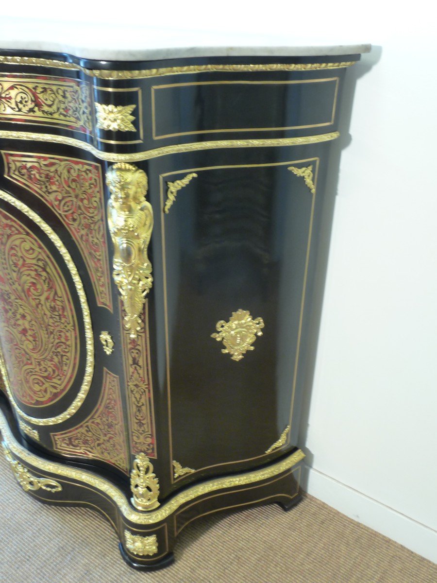 Boulle Marquetry Support Cabinet-photo-3