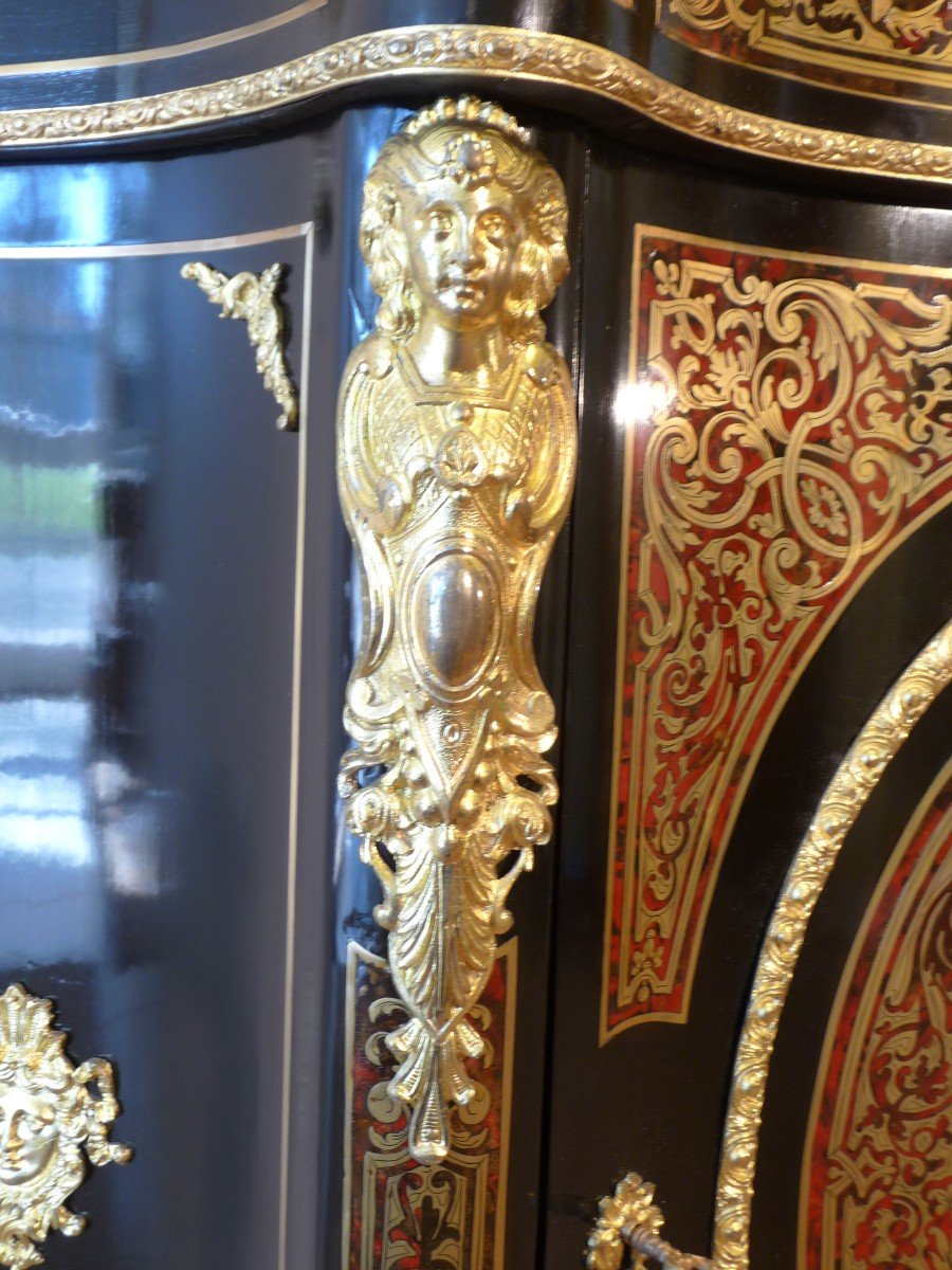Boulle Marquetry Support Cabinet-photo-4