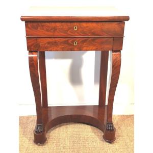 Empire Mahogany Work Table