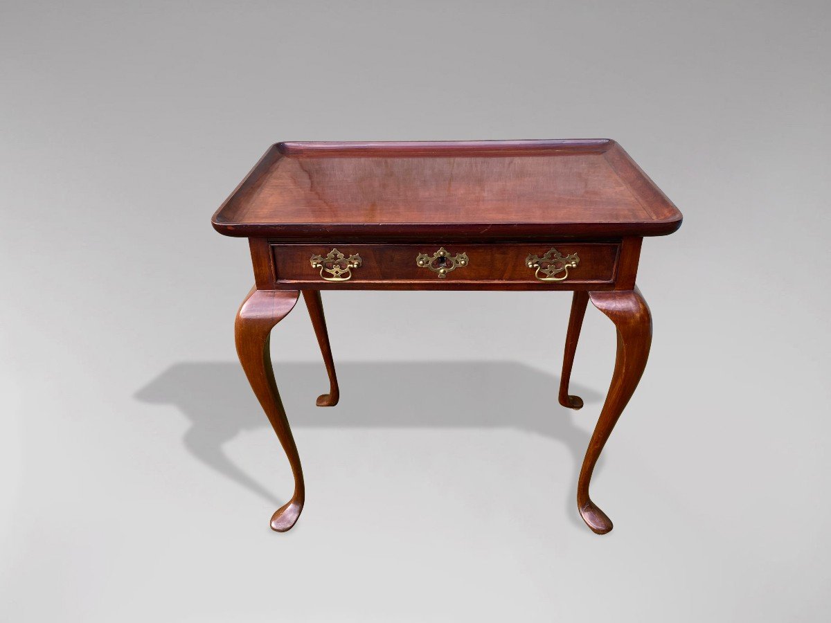 18ème Siècle, Table à Thé en Acajou époque George II -photo-1