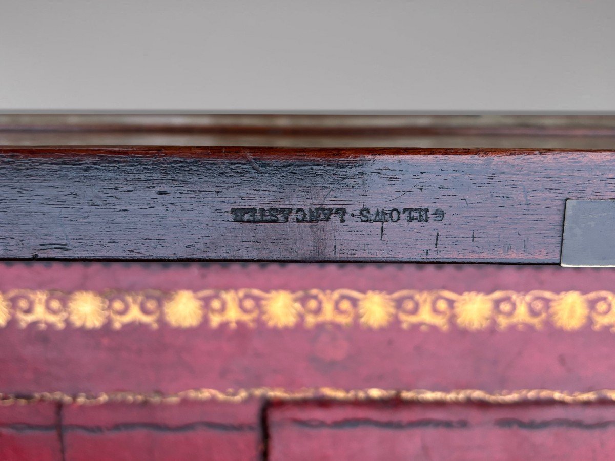 18th Century George III Period Mahogany Secretary Library Bookcase By Gillows Of Lancaster-photo-8