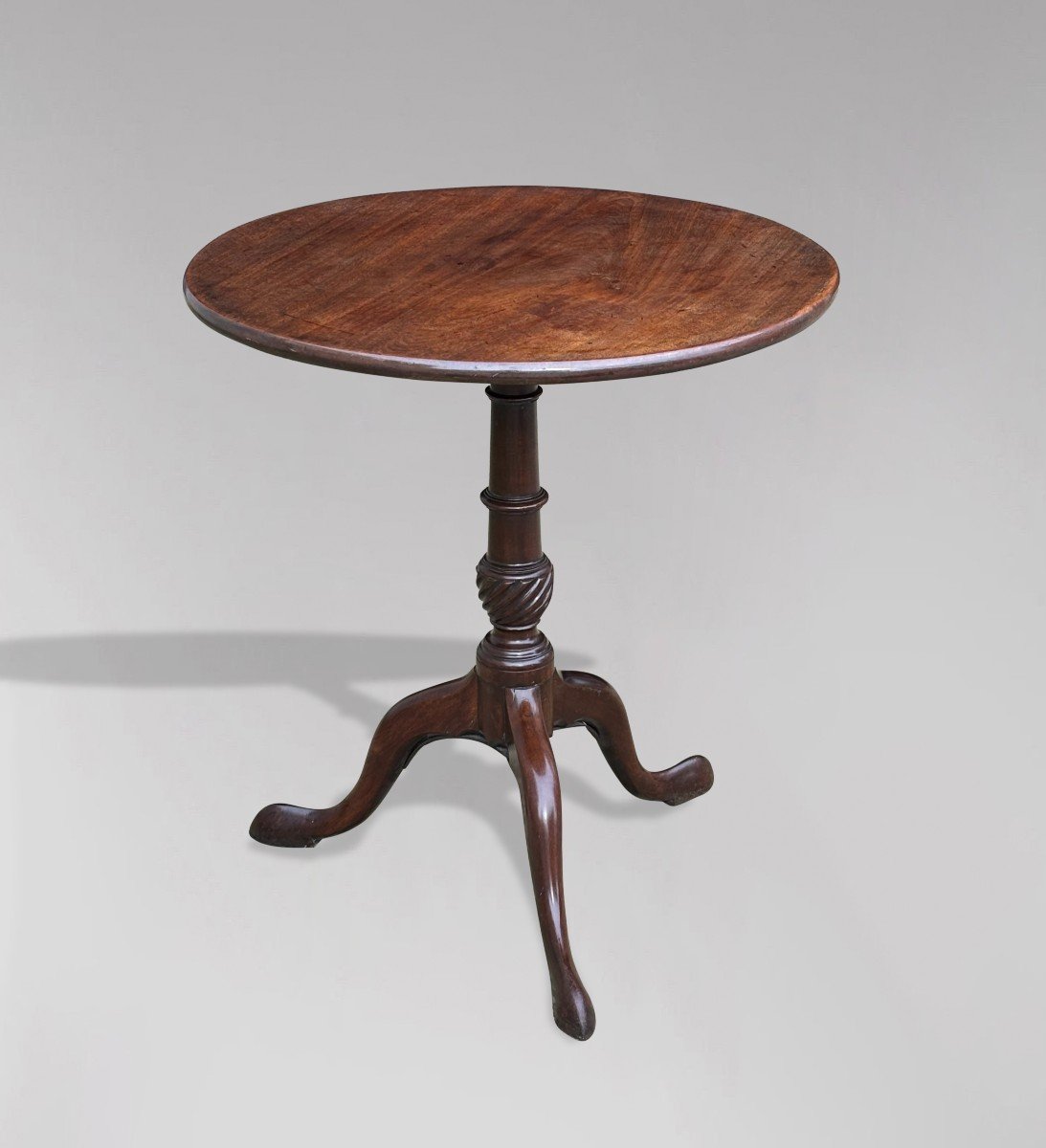 18th Century George III Period Mahogany Tripod Table